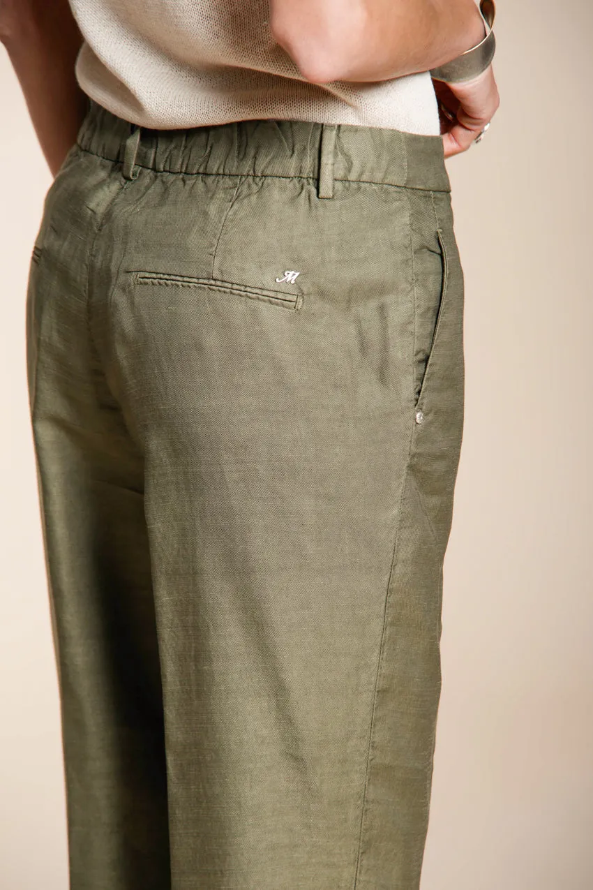 Mason's Linda Summer chino donna salvia relaxed lino