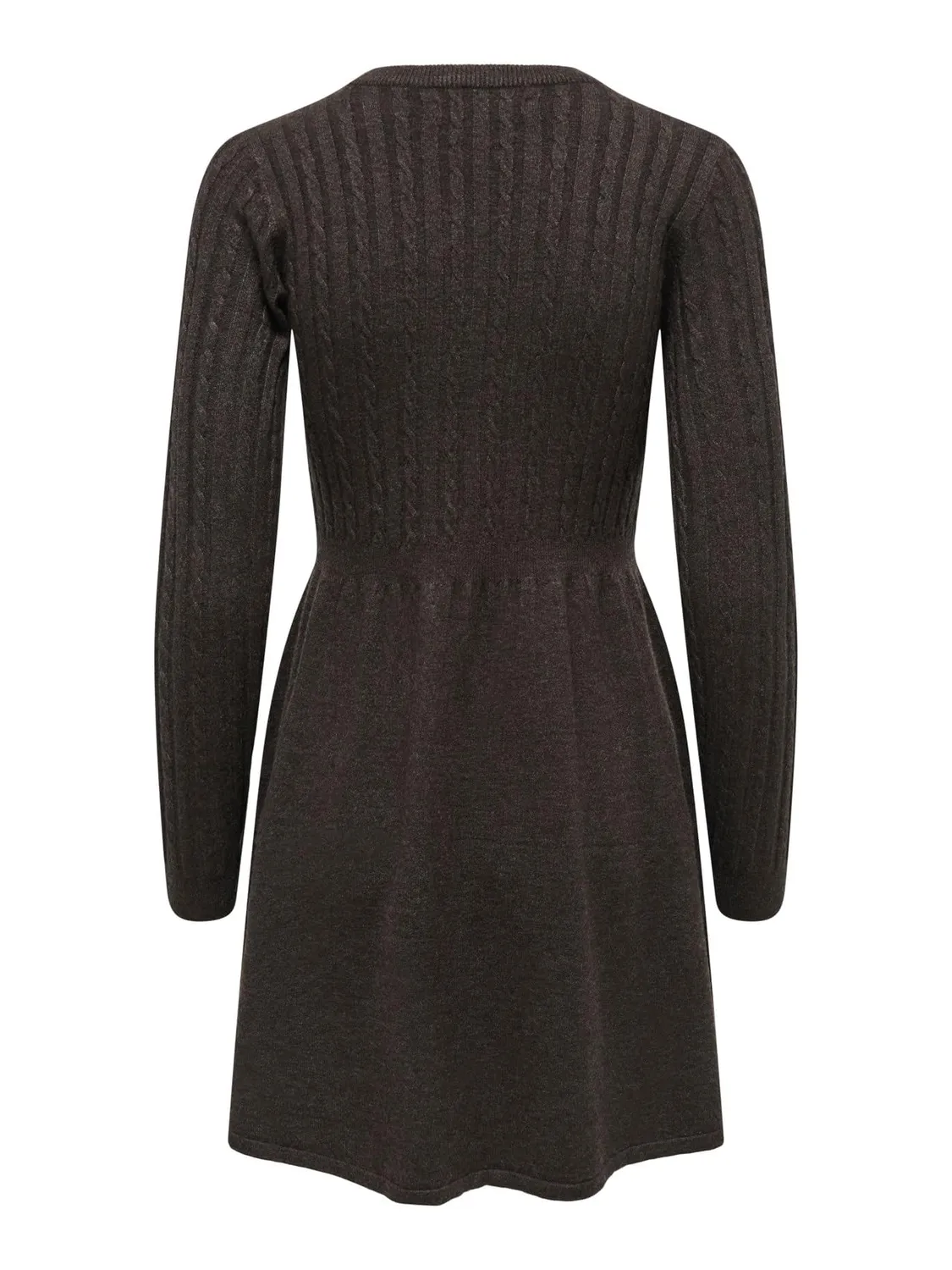 ONLY ONLFIA Abito in Maglia Midi Chocolate Torte