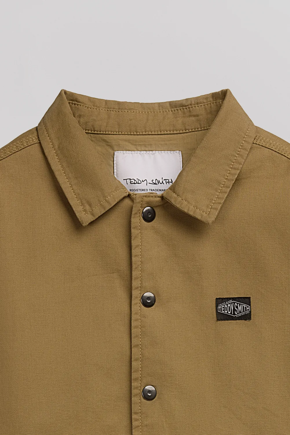 Teddy Smith B-Dam Jr Worker giacca cotone beige bambino