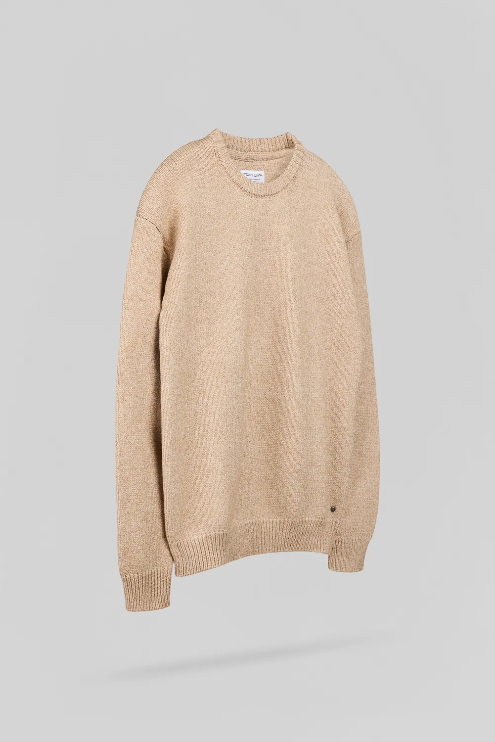 Teddy Smith P-Loic maglione beige chiné uomo