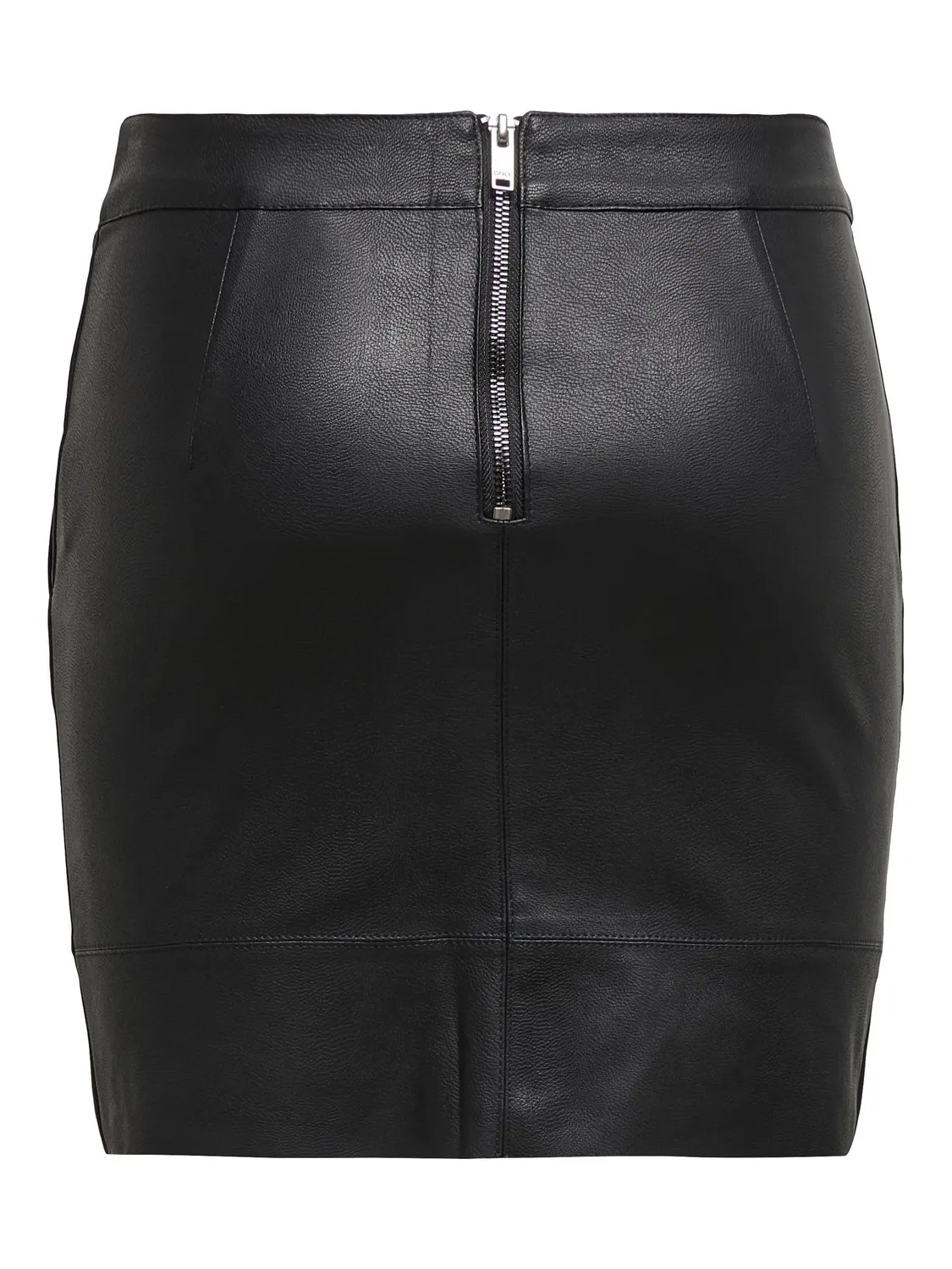 ONLY Onlbase minigonna finta pelle nera 38