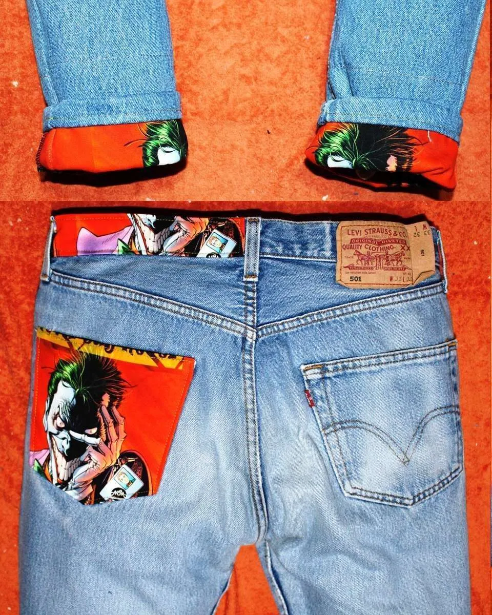 Never Say Never Levi's Joker jeans vintage tessuto