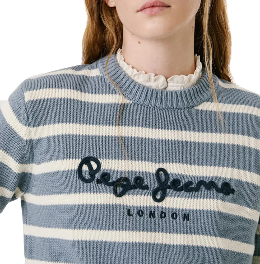 Pepe Jeans Caprice Stripe Maglia Donna L a Righe
