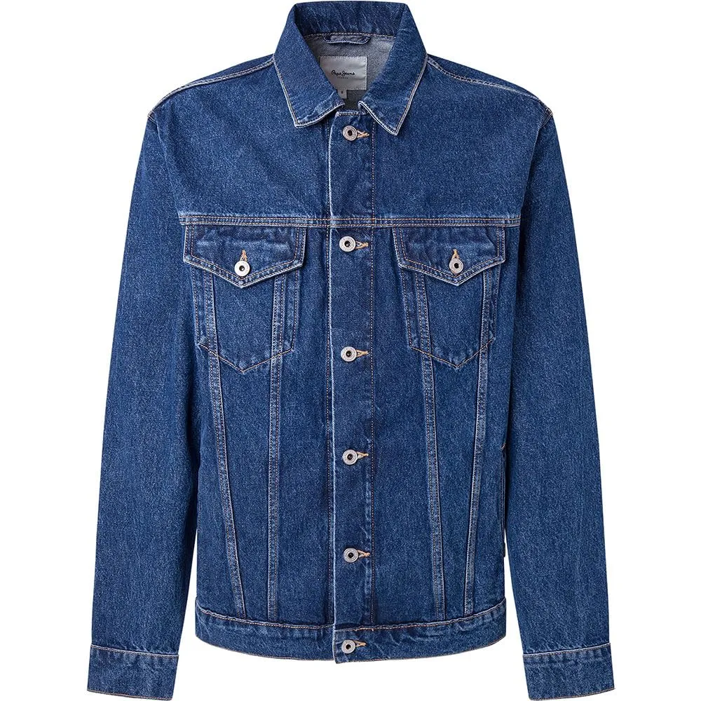 Pepe Jeans Trucker Giacca Jeans Uomo S Denim Chiaro