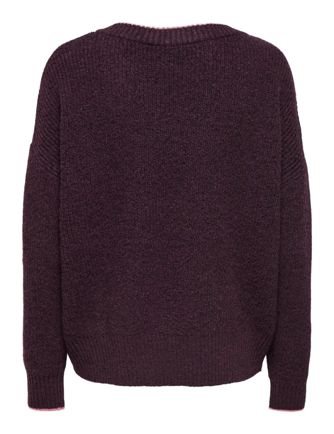 ONLY Onlhavanna LS Rib V-Neck Knt maglia donna