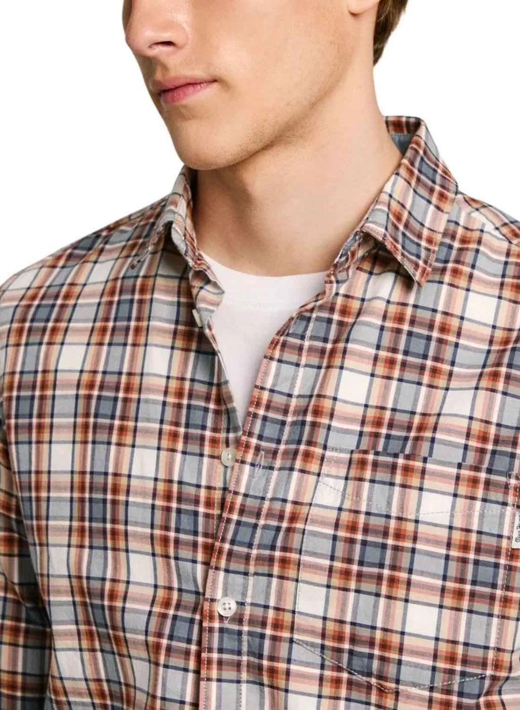 Pepe Jeans Macberth camicia uomo quadri cotone taglia M