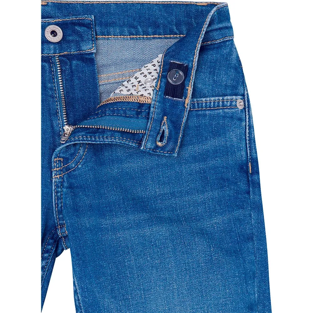 Pepe Jeans Tapered Jeans Jr Pb202203 jeans bimbo blu
