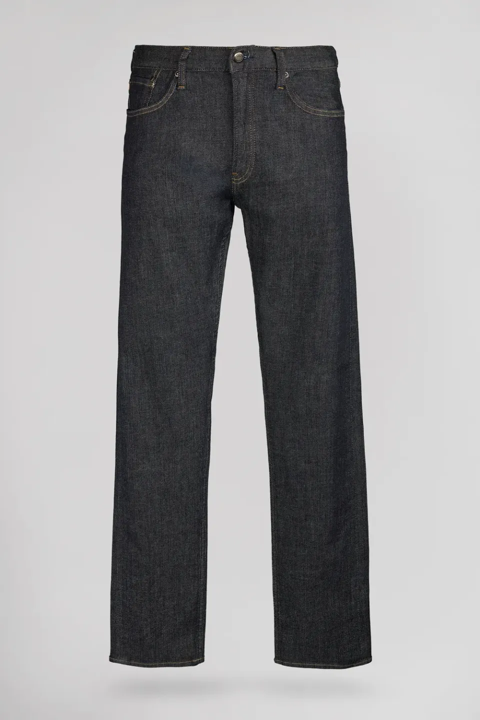 Teddy Smith Rock Selvedge Jeans Uomo Blu Scuro L32