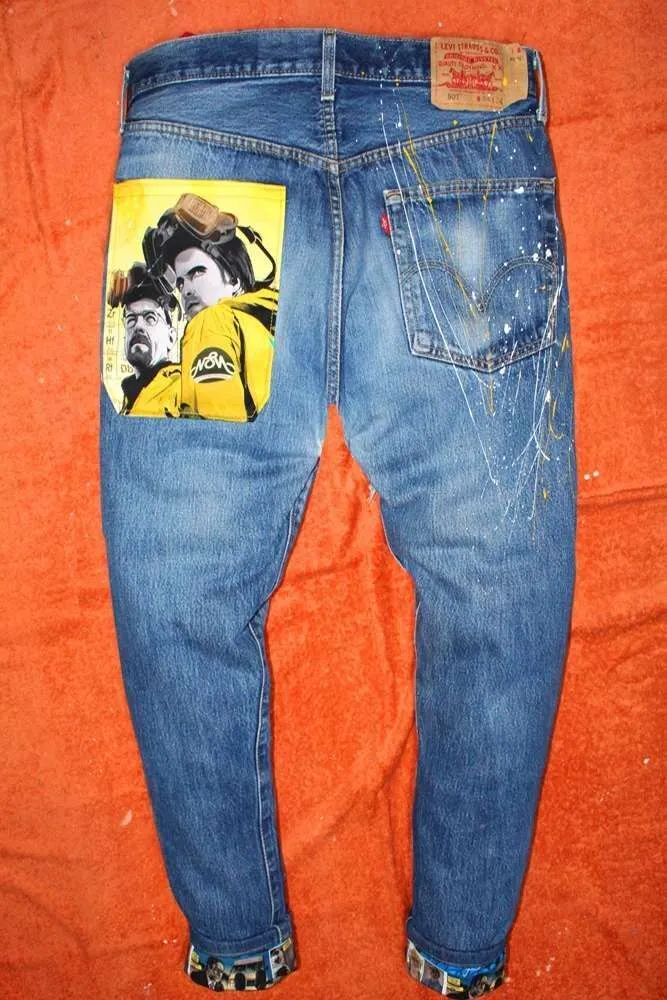 Levi's Vintage Breaking Bad jeans con tessuto serie tv inserto