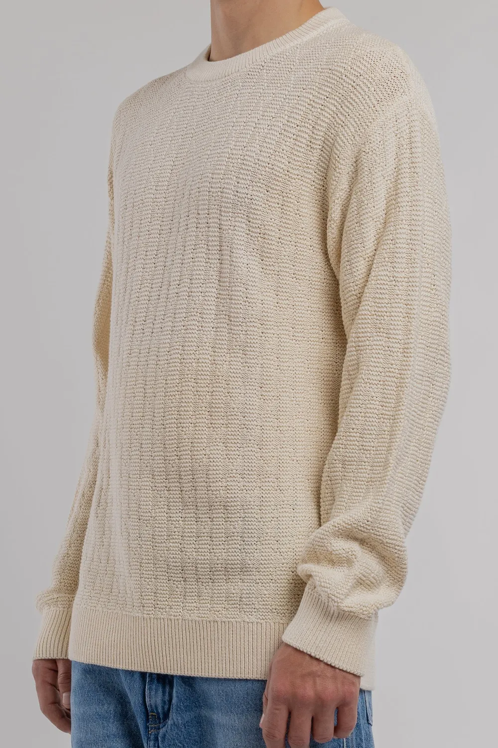 Teddy Smith P-Hario Pull Uomo Crema Girocollo Cotone Acrilico