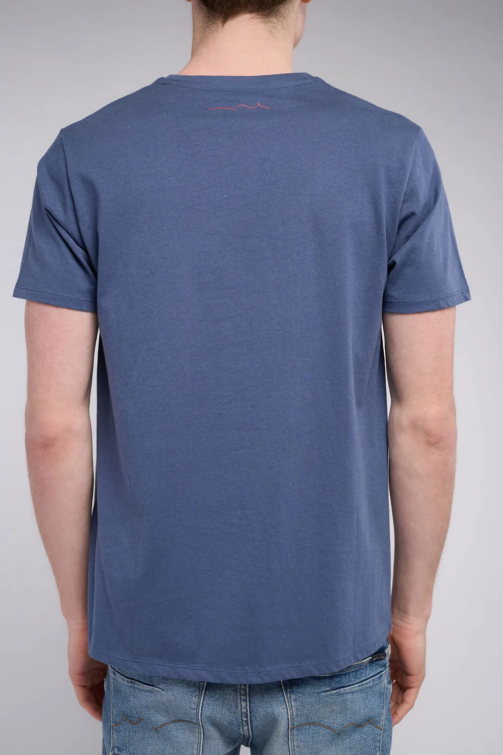 Teddy Smith The Tee 1 MC t-shirt faded indigo girocollo