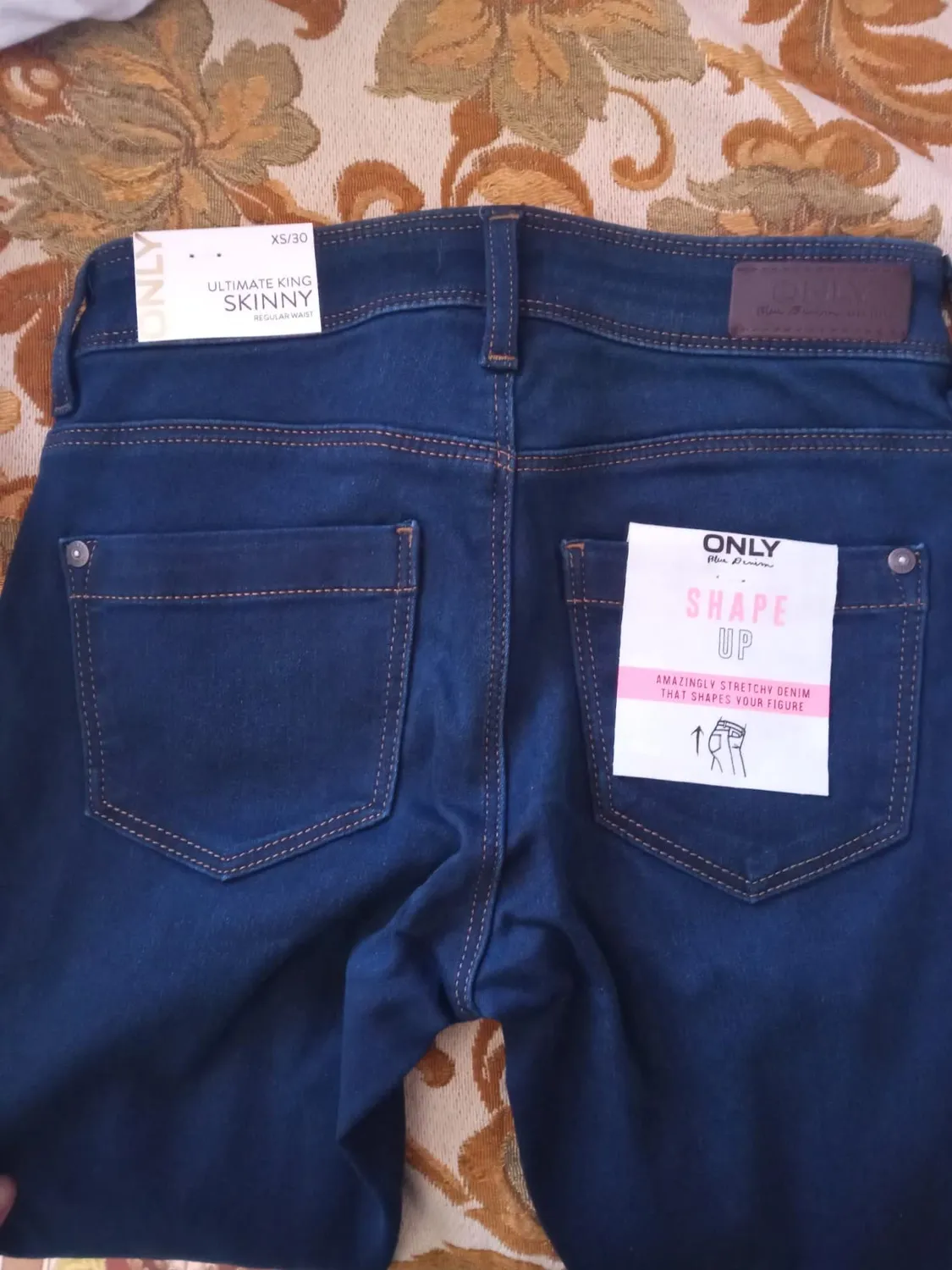 Only Onlrain jeans skinny donna S/30L blu