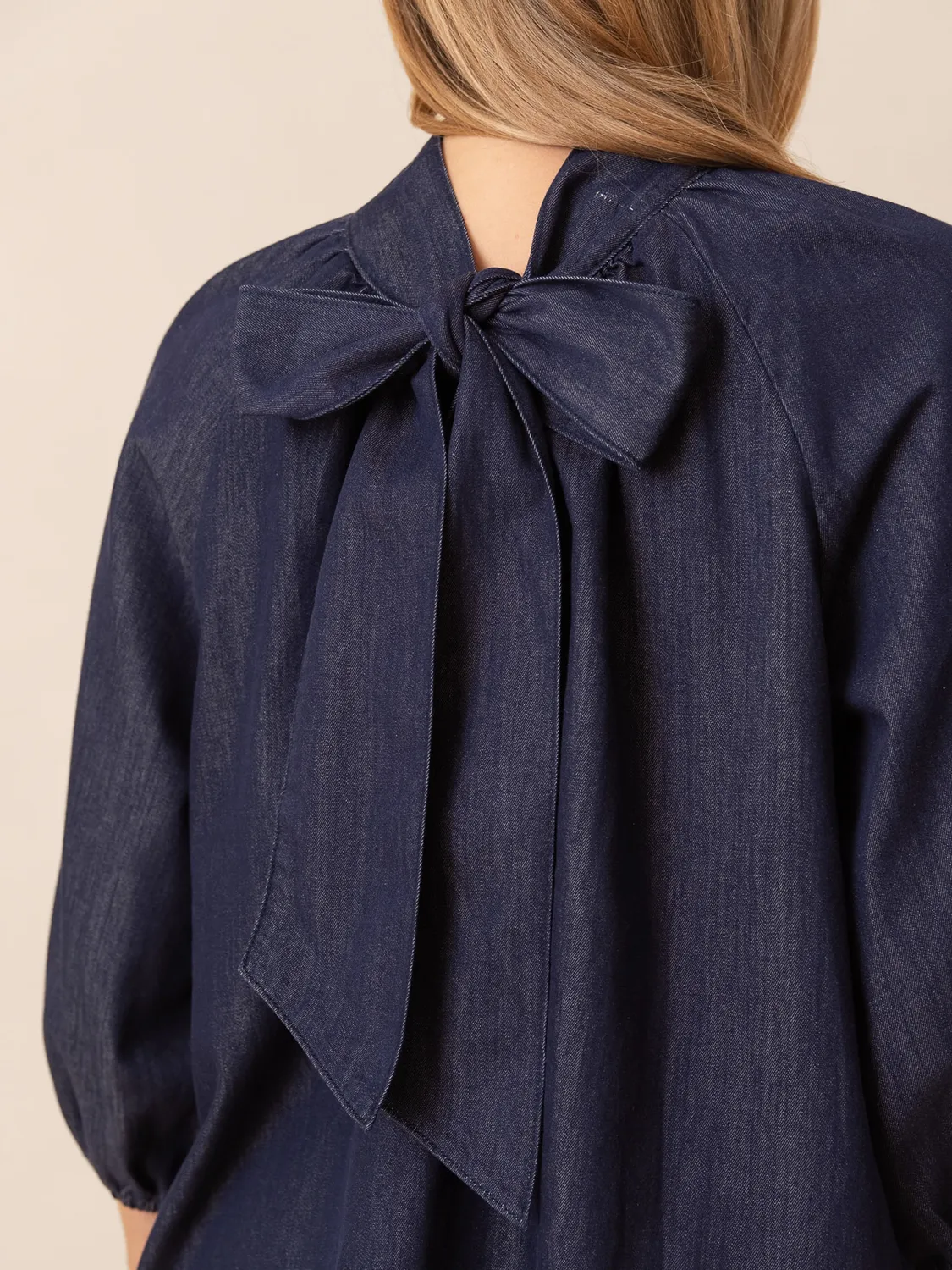 Oraije Charlotte camicia denim oversize brut