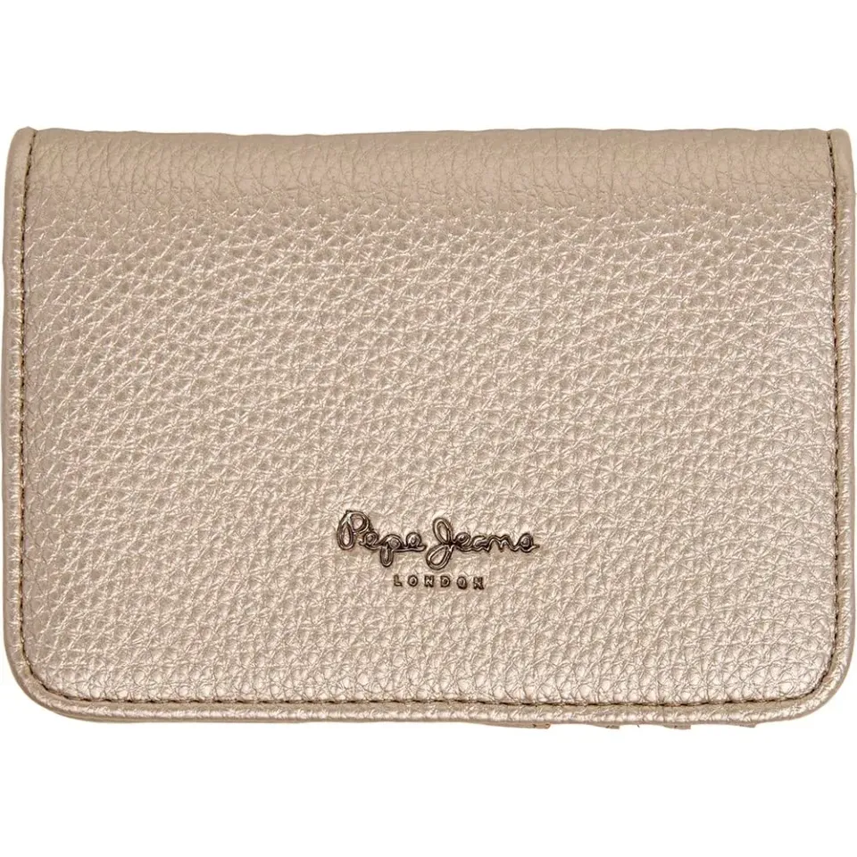 Pepe Jeans Tyler portafoglio donna oro chiusura bottone