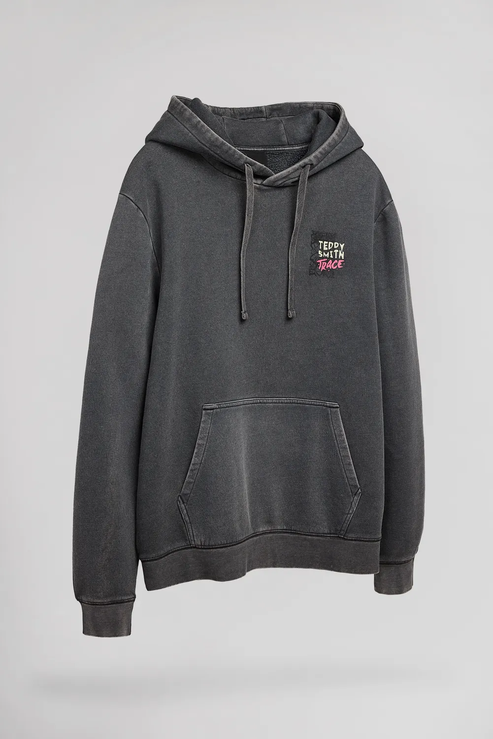 Teddy Smith S-Move Hoody felpa grigio uomo cappuccio