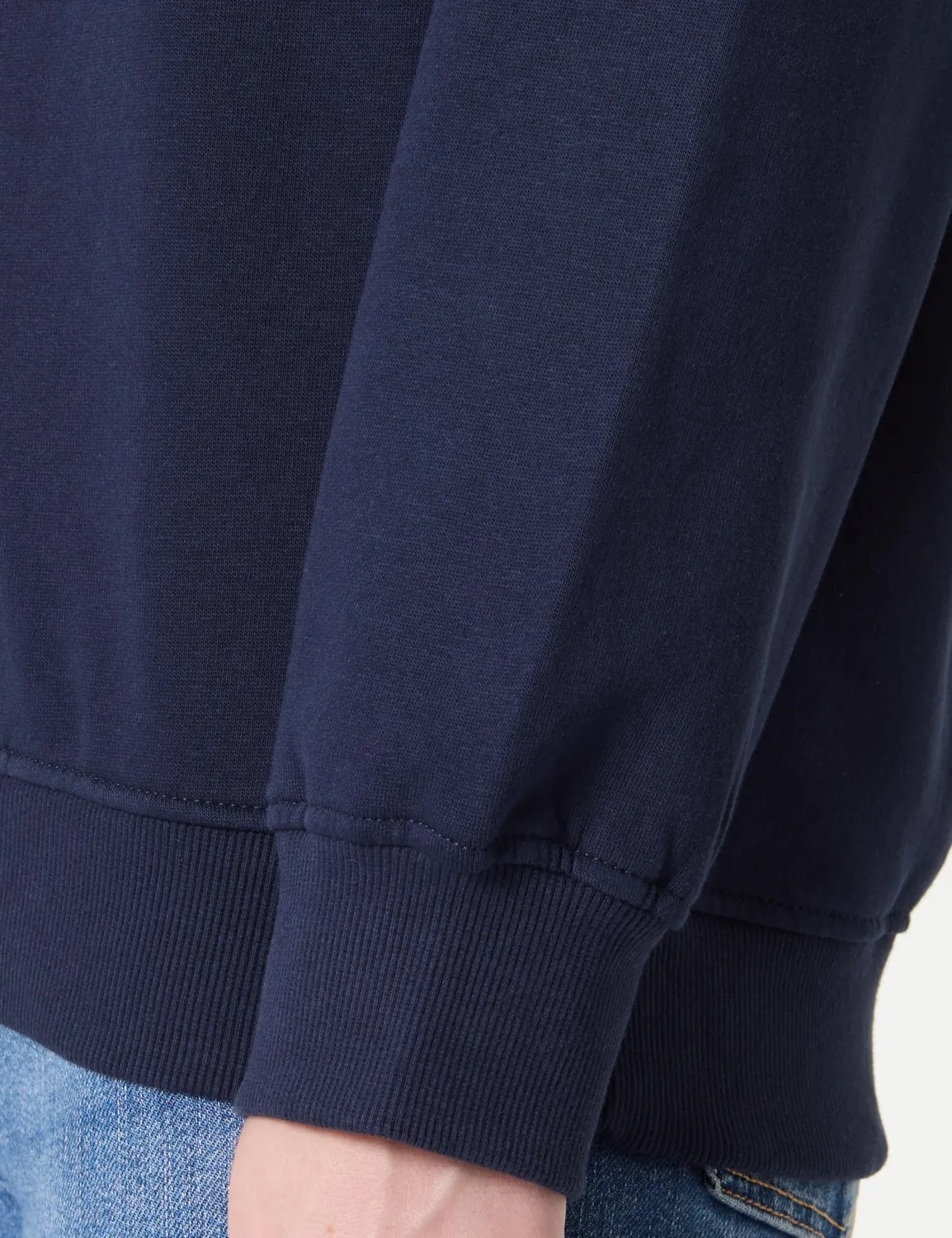Pepe Jeans Basic Crew Felpa Donna L Bianca Girocollo