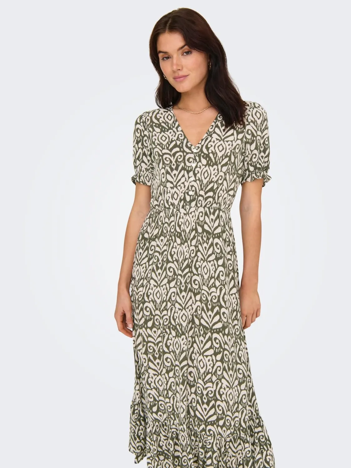 ONLY ONLCHIANTI vestito lungo donna tarmac