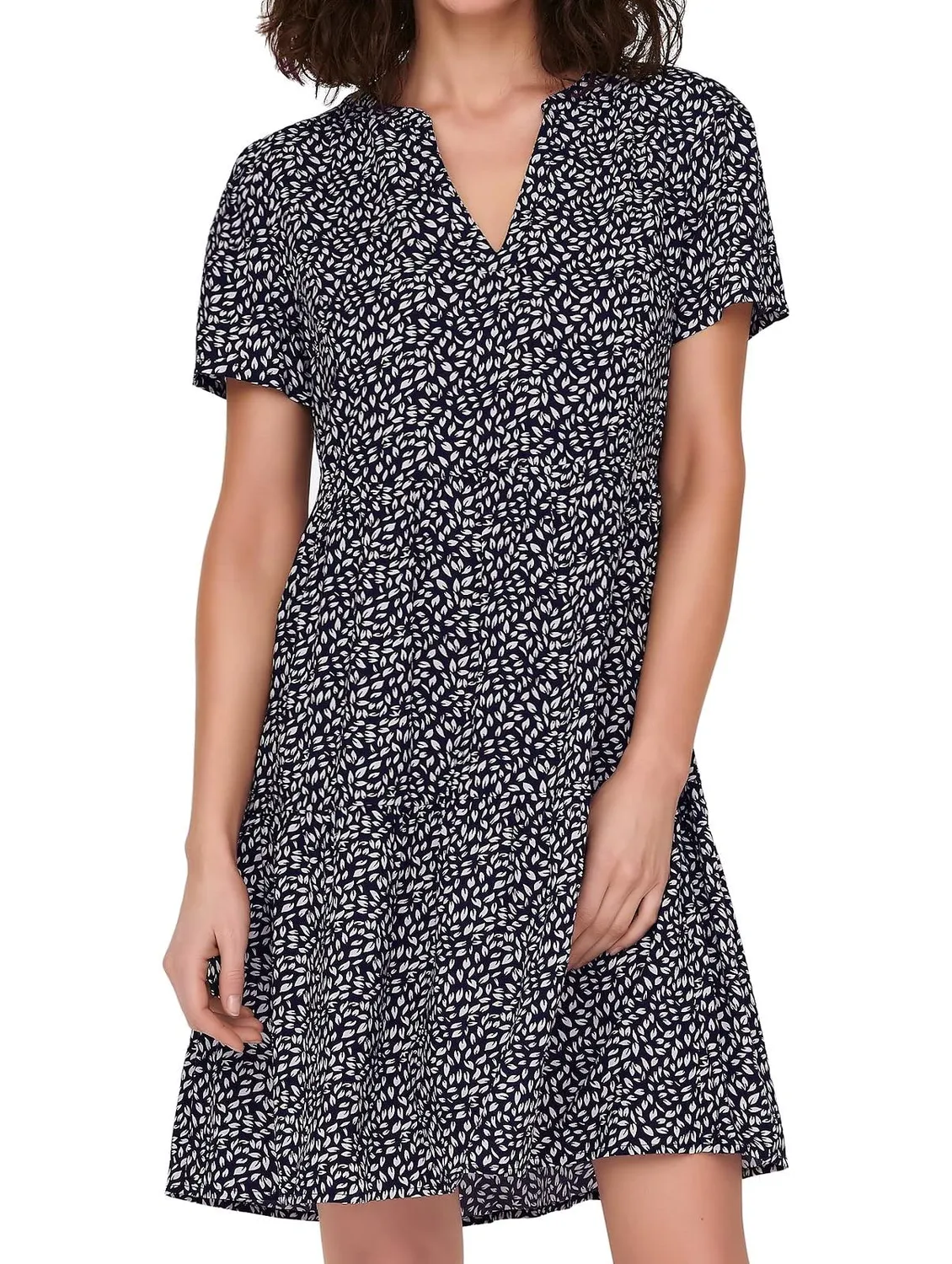 ONLY Onlzally Short abito donna corto estivo nero