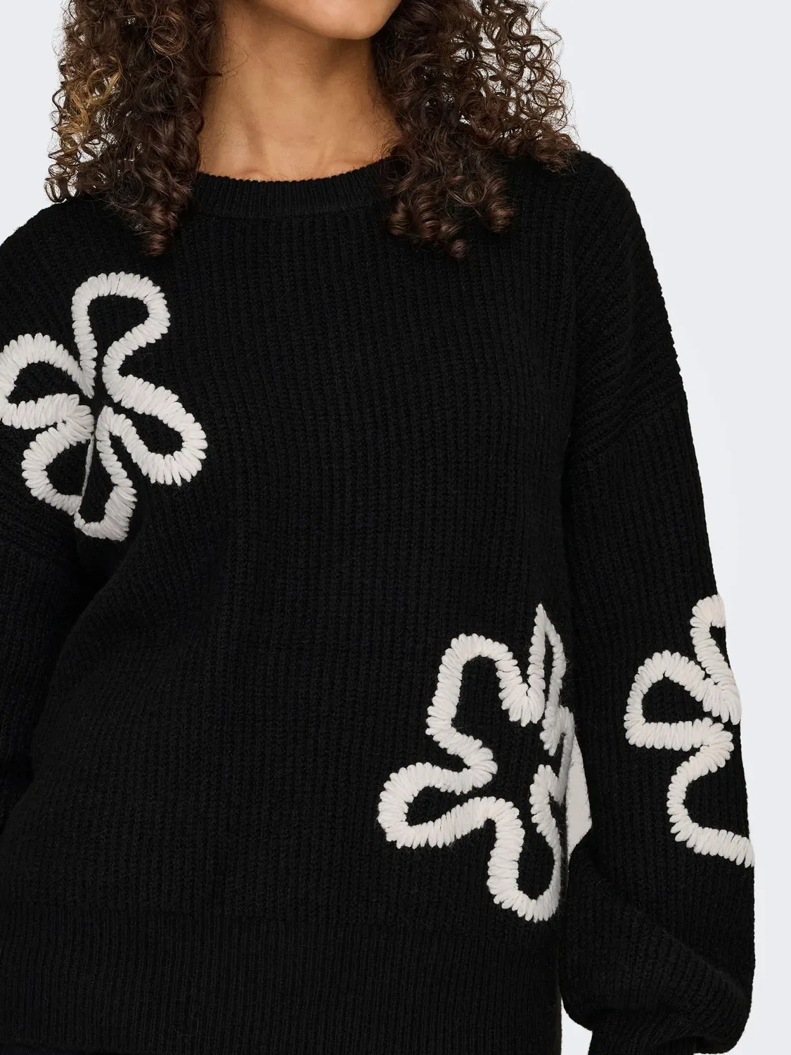 ONLY Onldaisy LS Stitch maglione donna M girocollo