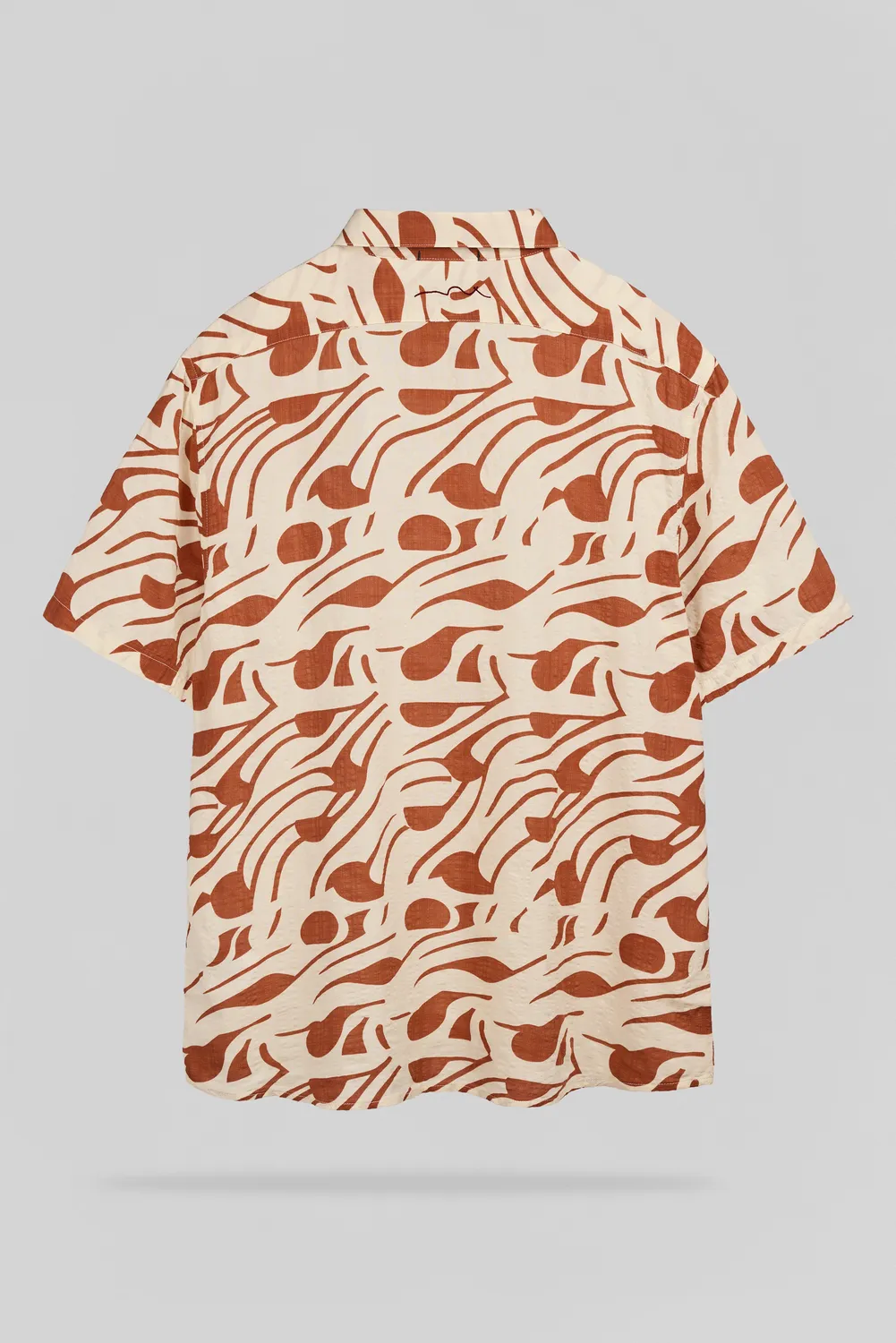 Teddy Smith C-Dixon MC camicia fantasia crema uomo