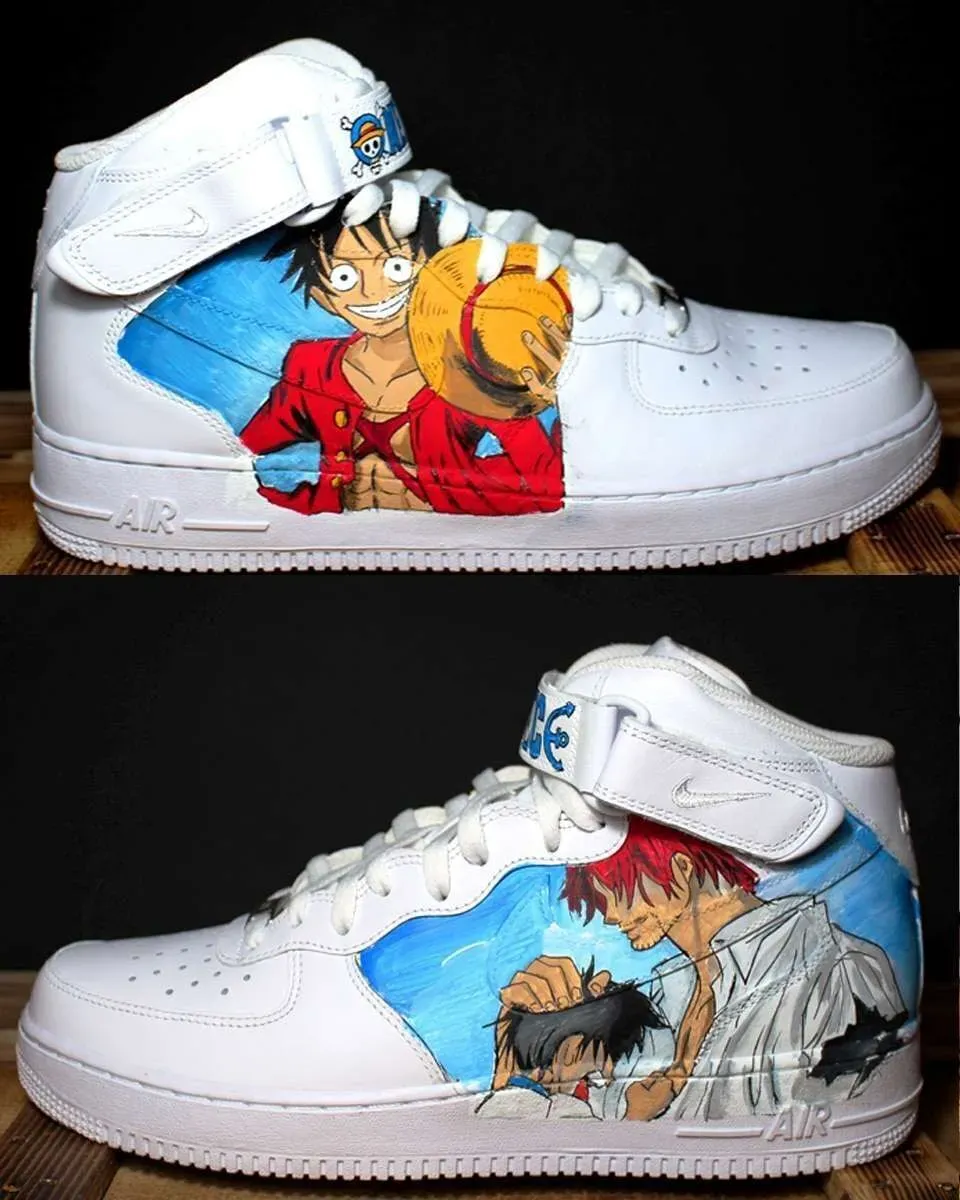 Never Say Never Nike Air Force 1 High One Piece sneakers dipinte