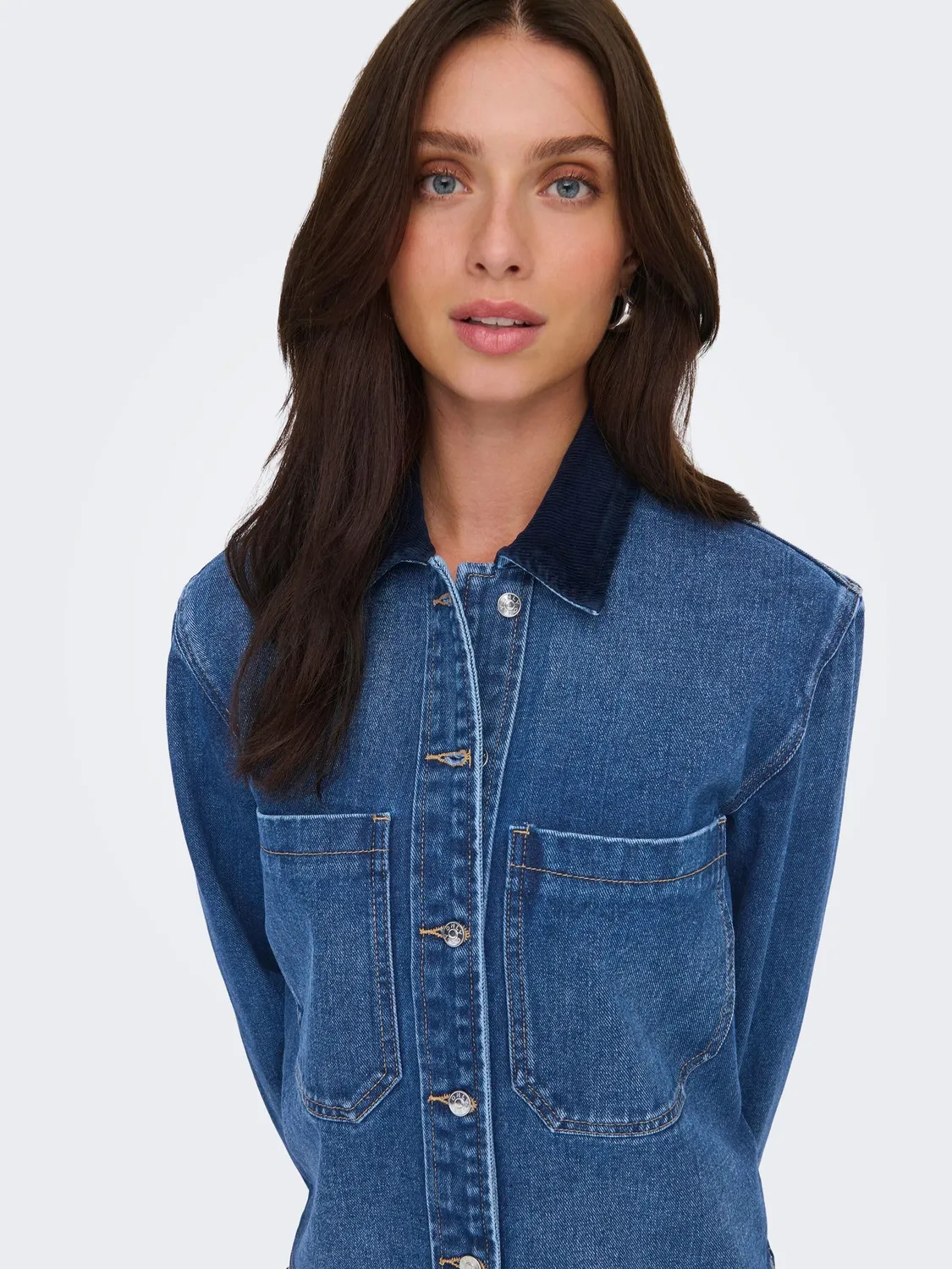 ONLY Onlcassie camicia jeans donna taglia L denim