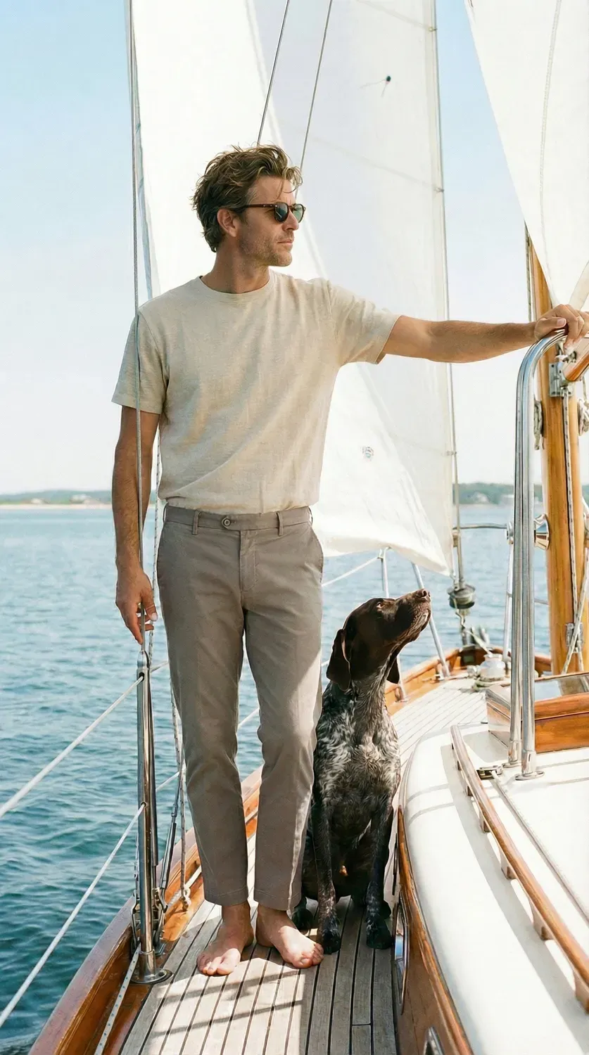 Mason's New York chino gabardina beige chiaro regular