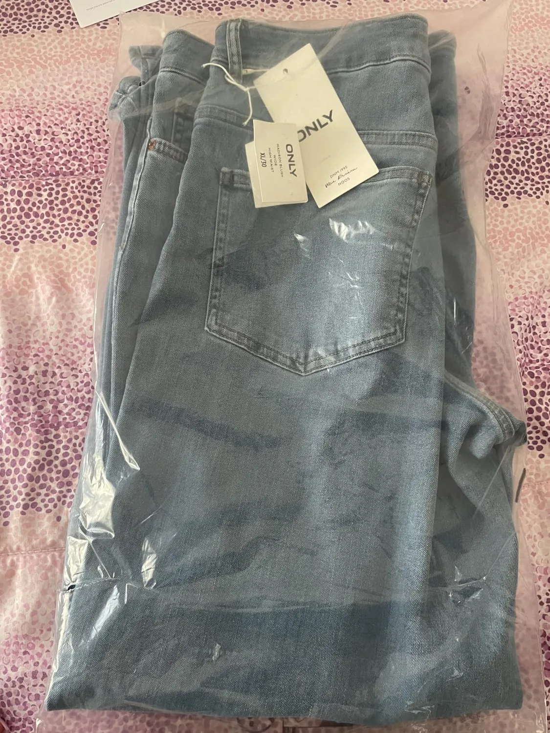 ONLY Onlmadison Blush HW Wide Jeans L/32L vita alta