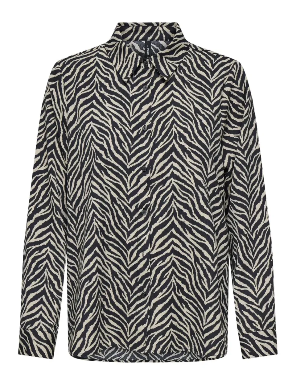 ONLY Onlnova Life Vis L/S New Grace Shirt camicia donna M nera