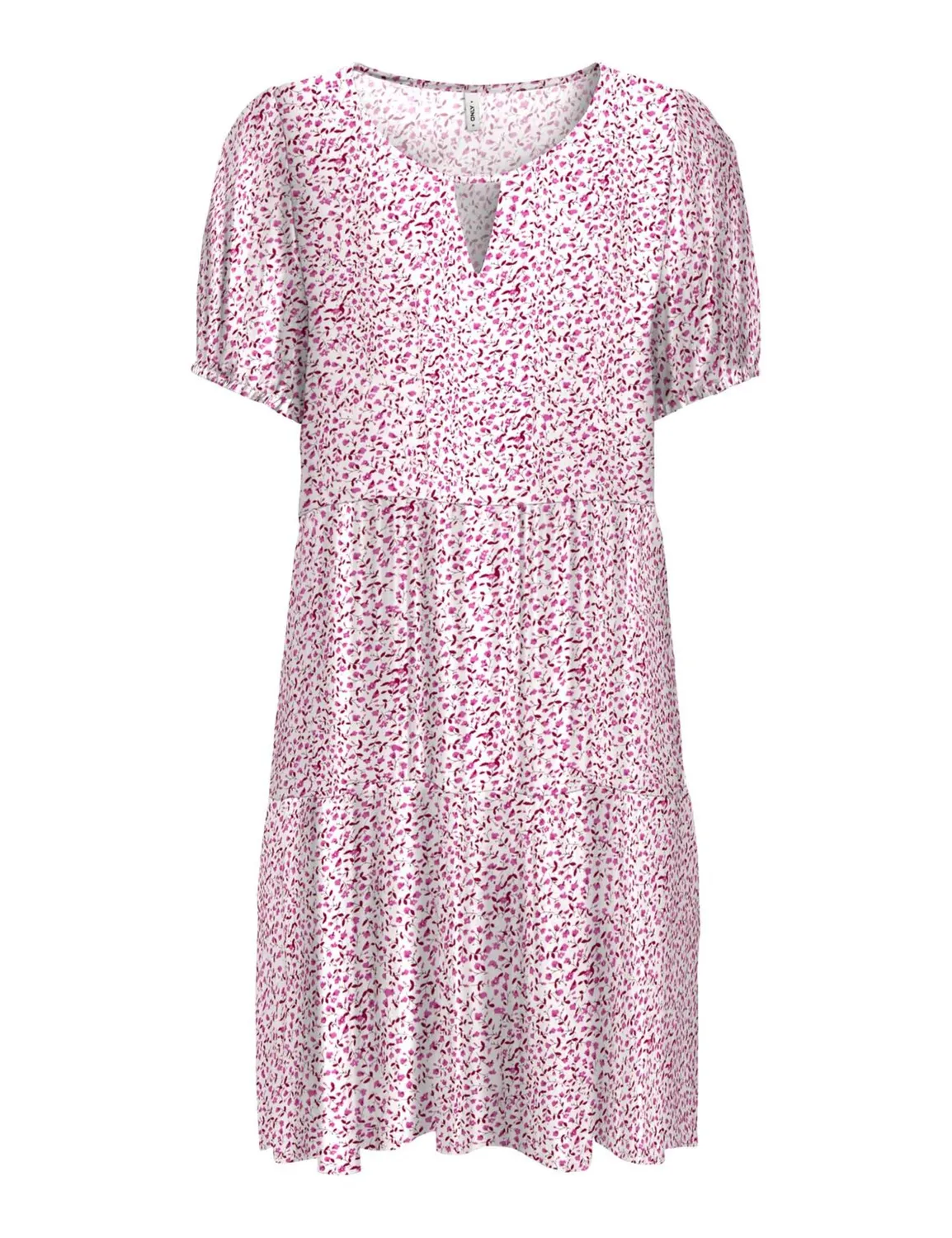 ONLY Onlnova Thea vestito donna fantasia manica corta