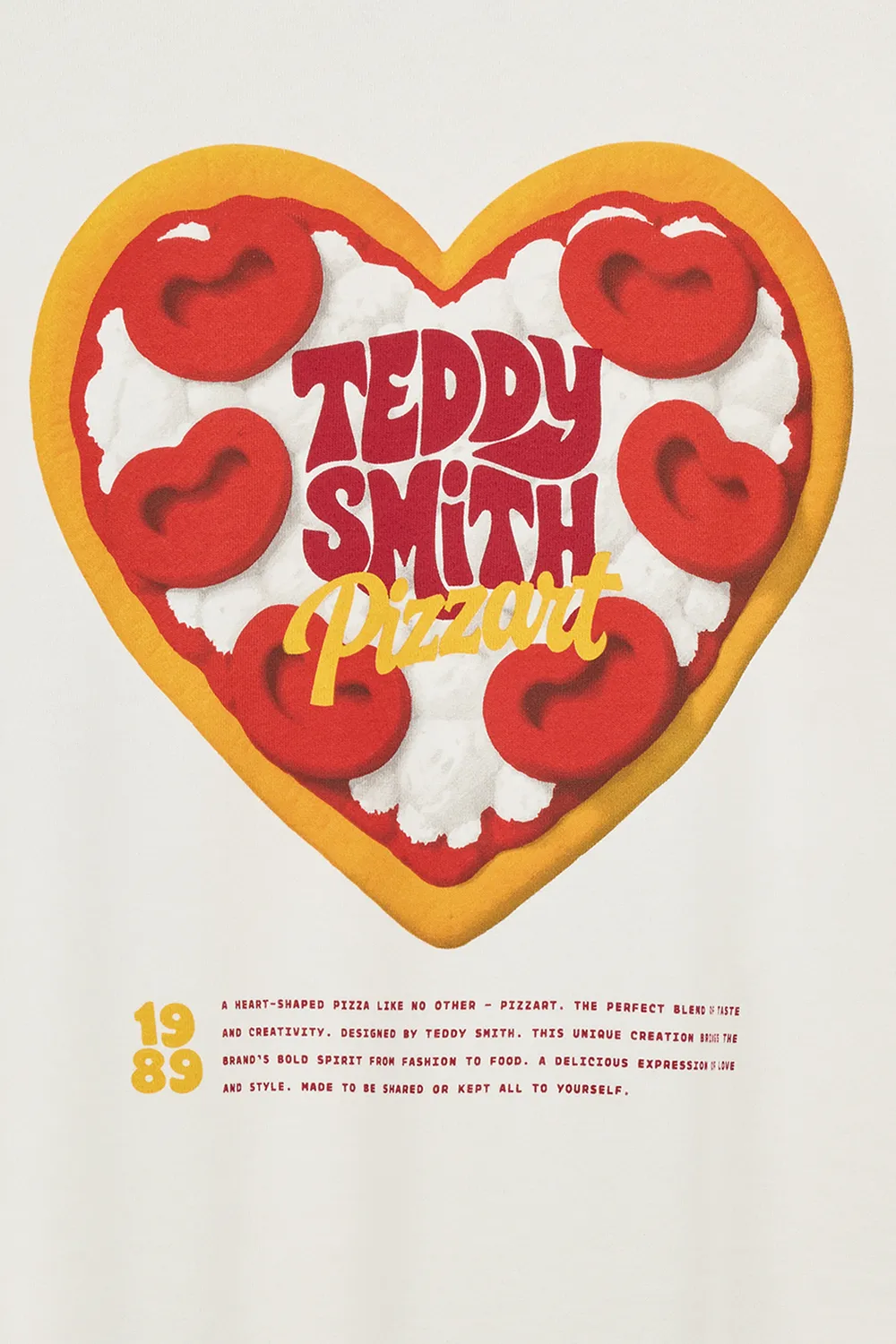 Teddy Smith S-Ely felpa bambina bianco middle