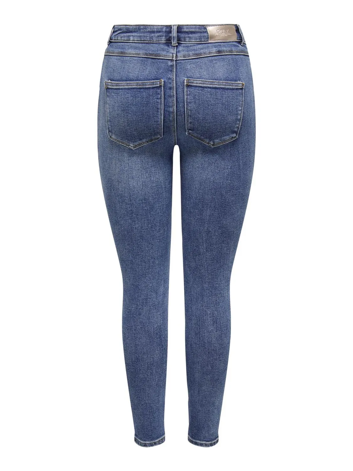 Only Onlroyal HW Skinny Pocket Cut Ext jeans donna nero
